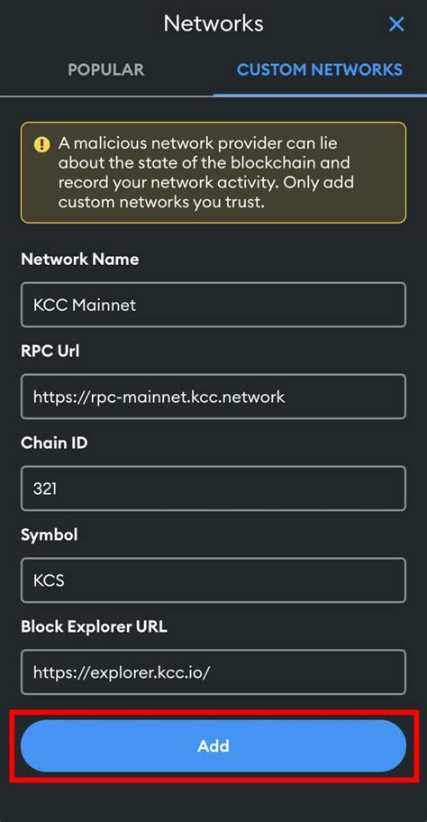 Metamask: Network ropsten doesn't show in metamask
